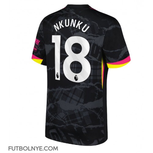 Camiseta Chelsea Christopher Nkunku #18 Tercera Equipación 2024-25 manga corta